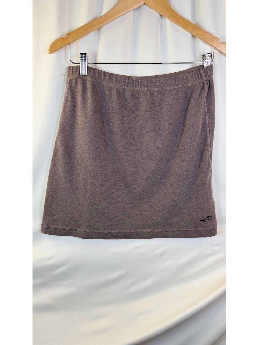 Horny Toad Gray Brown Athletic Athleisure Skirt Small Stretchy Capsule Piece